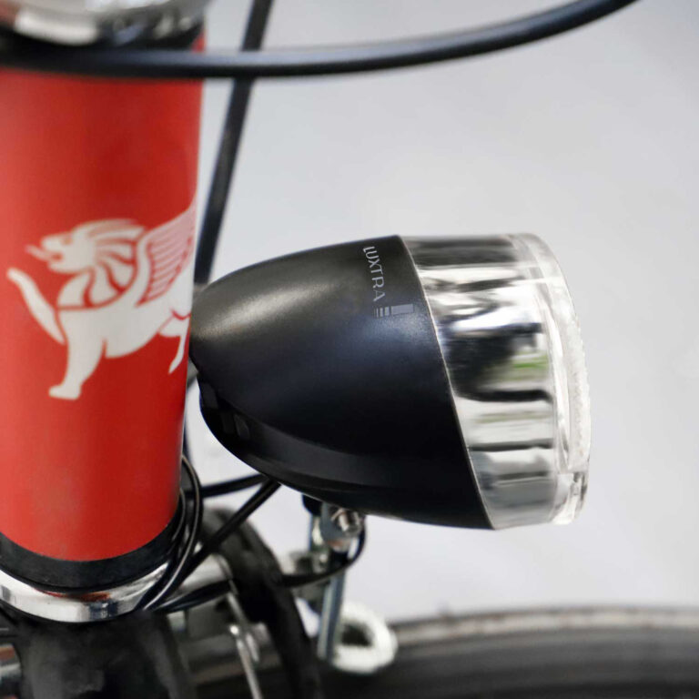 LUXTRA Fahrrad Frontlicht für Nabendynamo 30 Lux “RETRO